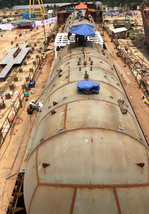 LPG Pressurized Bullet Tank Fabrication - 650 CBM x 2 nos.